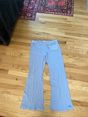 DKNY Light Blue Knit Lounge Pants